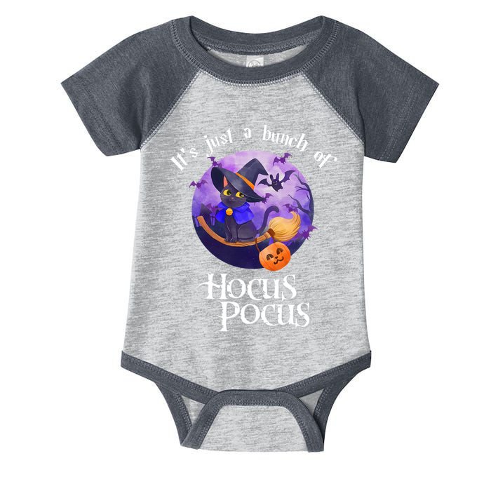 Black Cat Moon Funny Halloween Costume Bunch Of Hocus Pocus Infant Baby Jersey Bodysuit