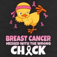 Breast Cancer Messed With The Wrong Chick Cool Comfort Performance Bucket Hat