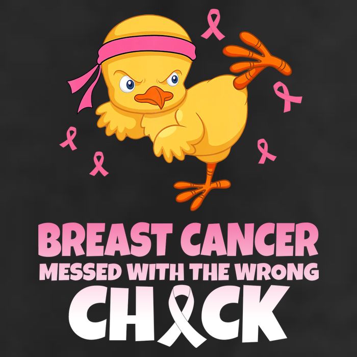 Breast Cancer Messed With The Wrong Chick Cool Comfort Performance Bucket Hat