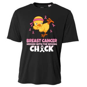 Breast Cancer Messed With The Wrong Chick Cooling Performance Crew T-Shirt