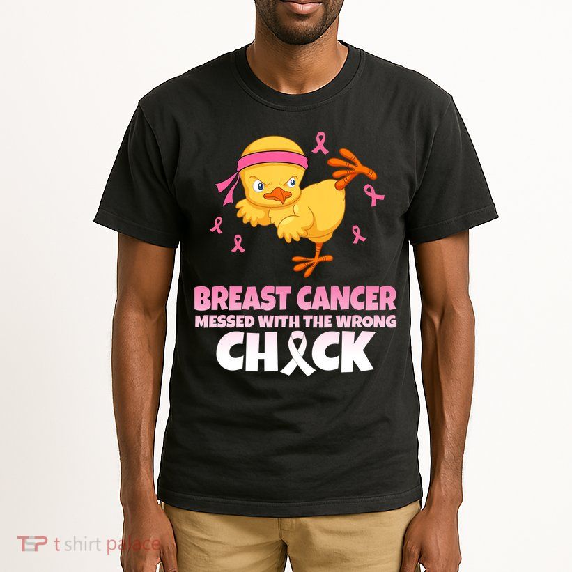 Breast Cancer Messed With The Wrong Chick Tall T-Shirt