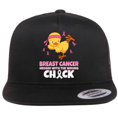 Breast Cancer Messed With The Wrong Chick Flatbill Hat