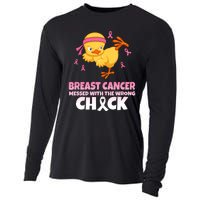 Breast Cancer Messed With The Wrong Chick Cooling Performance Long Sleeve Crew