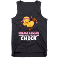 Breast Cancer Messed With The Wrong Chick Tank Top