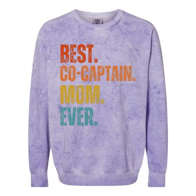 Best Cocaptain Mom Ever MotherS Colorblast Crewneck Sweatshirt