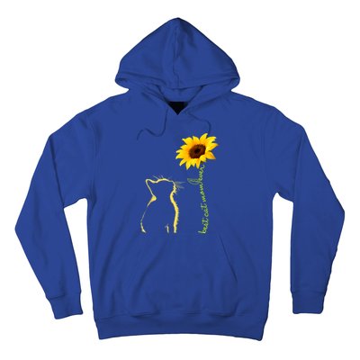 Best Cat Mom Ever Sunflower Mothers Day Funny Gift For Cat Lover Gift Hoodie