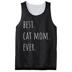 Best Cat Mom Ever Funny Gift Mesh Reversible Basketball Jersey Tank