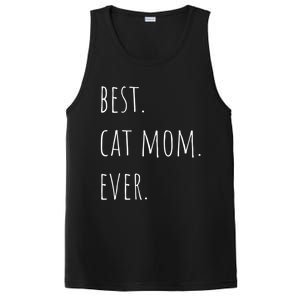 Best Cat Mom Ever Funny Gift PosiCharge Competitor Tank