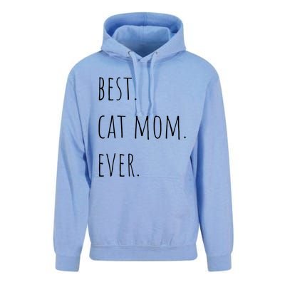 Best Cat Mom Ever Funny Gift Unisex Surf Hoodie