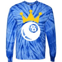 Billiards Crown Meaningful Gift Tie-Dye Long Sleeve Shirt