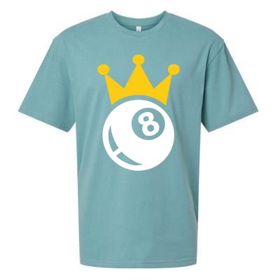 Billiards Crown Meaningful Gift Sueded Cloud Jersey T-Shirt