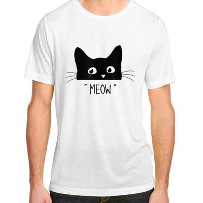 Black Cat Meow Cat Meow Kitty Funny Cats Kitty Adult ChromaSoft Performance T-Shirt