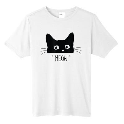 Black Cat Meow Cat Meow Kitty Funny Cats Kitty Tall Fusion ChromaSoft Performance T-Shirt