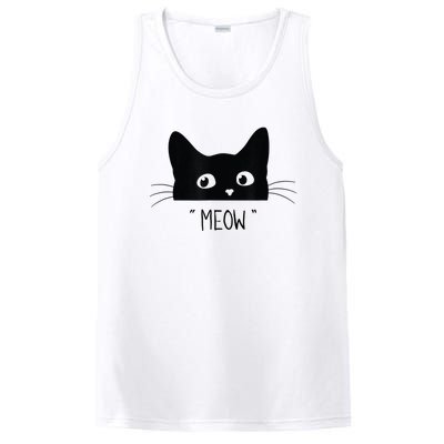 Black Cat Meow Cat Meow Kitty Funny Cats Kitty PosiCharge Competitor Tank