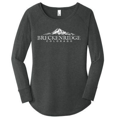 Breckenridge Colorado Mountain Town Women's Perfect Tri Tunic Long Sleeve Shirt