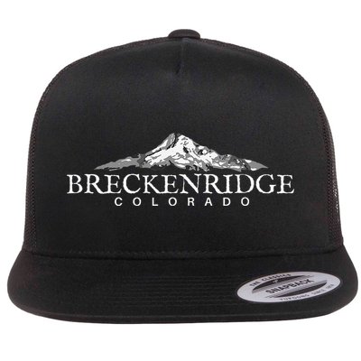 Breckenridge Colorado Mountain Town Flatbill Hat