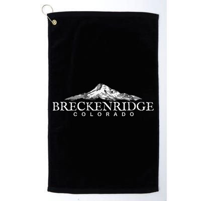 Breckenridge Colorado Mountain Town Golf Towel