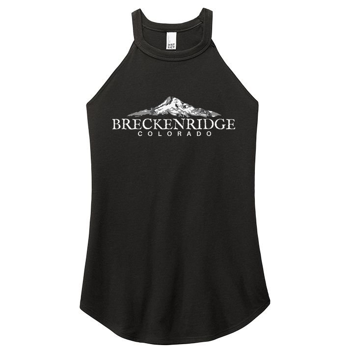 Breckenridge Colorado Mountain Town Women's Perfect Tri Rocker Tank