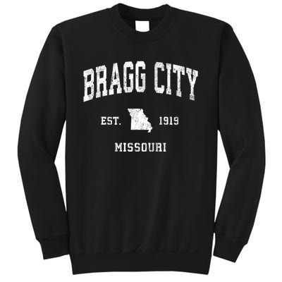 Bragg City Missouri Mo Vintage Athletic Sports Sweatshirt