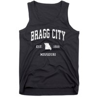 Bragg City Missouri Mo Vintage Athletic Sports Tank Top