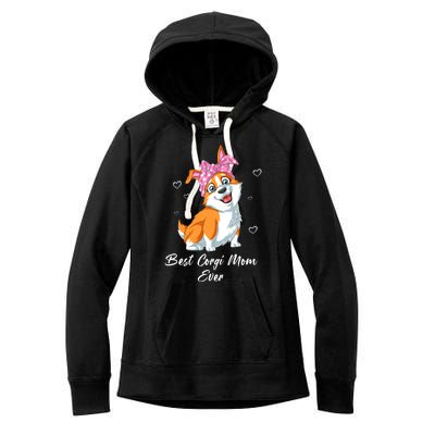 Best Corgi Mom Ever Women's Fleece Hoodie