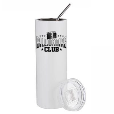 Billionaire Club Member Motif| Motivational Billionaire Stainless Steel Tumbler