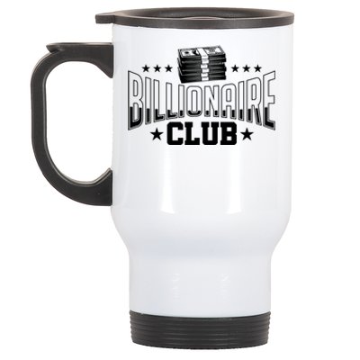 Billionaire Club Member Motif| Motivational Billionaire Stainless Steel Travel Mug