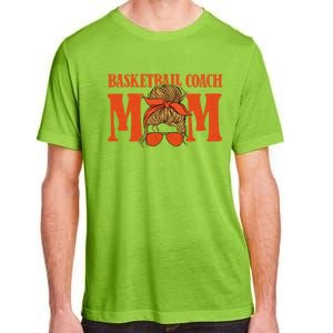 Basketball Coach Mom Cool Gift Hoops Assistant Basketball Coach Gift Adult ChromaSoft Performance T-Shirt