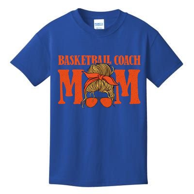 Basketball Coach Mom Cool Gift Hoops Assistant Basketball Coach Gift Kids T-Shirt