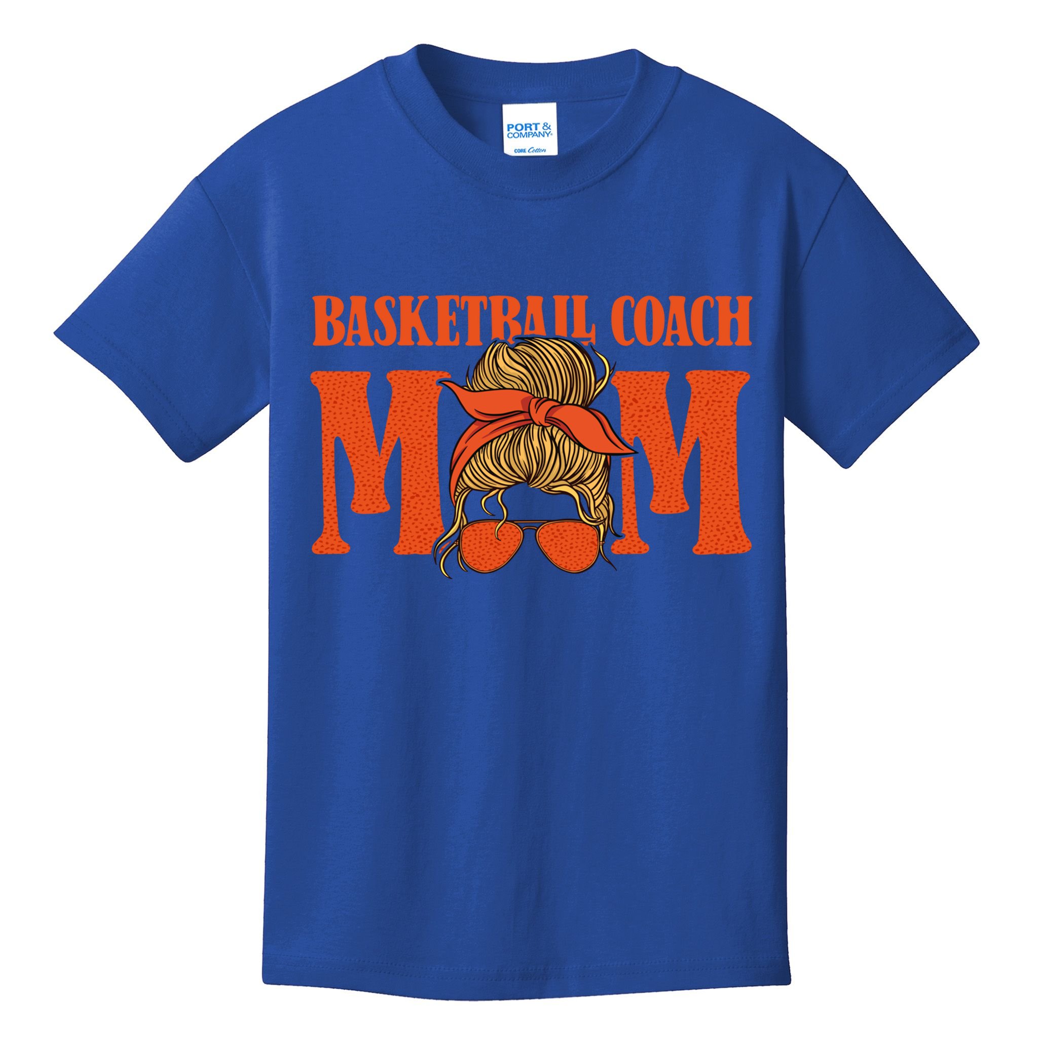 Basketball Coach Mom Cool Gift Hoops Assistant Basketball Coach Gift Kids T-Shirt
