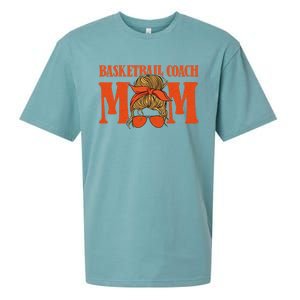 Basketball Coach Mom Cool Gift Hoops Assistant Basketball Coach Gift Sueded Cloud Jersey T-Shirt