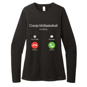 Bornakang Cranjis Mcbasketball Is Calling Hooded Womens CVC Long Sleeve Shirt