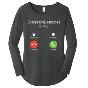 Bornakang Cranjis Mcbasketball Is Calling Hooded Women's Perfect Tri Tunic Long Sleeve Shirt