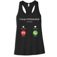 Bornakang Cranjis Mcbasketball Is Calling Hooded Women's Racerback Tank