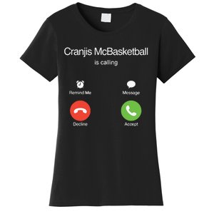 Bornakang Cranjis Mcbasketball Is Calling Hooded Women's T-Shirt