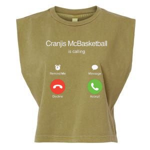 Bornakang Cranjis Mcbasketball Is Calling Hooded Garment-Dyed Women's Muscle Tee