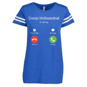 Bornakang Cranjis Mcbasketball Is Calling Hooded Enza Ladies Jersey Football T-Shirt