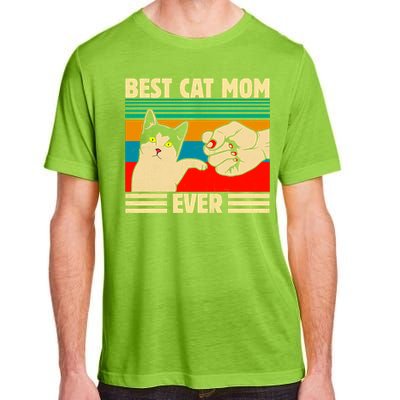 Best Cat Mom Ever Mother's Day Adult ChromaSoft Performance T-Shirt