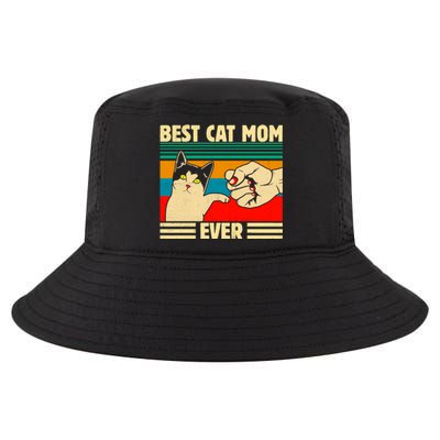 Best Cat Mom Ever Mother's Day Cool Comfort Performance Bucket Hat