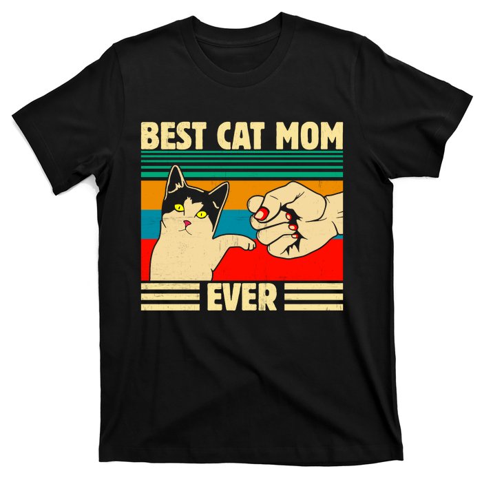 Best Cat Mom Ever Mother's Day T-Shirt