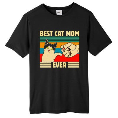 Best Cat Mom Ever Mother's Day Tall Fusion ChromaSoft Performance T-Shirt