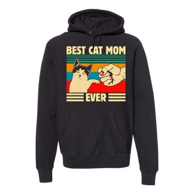 Best Cat Mom Ever Mother's Day Premium Hoodie