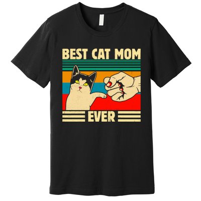 Best Cat Mom Ever Mother's Day Premium T-Shirt