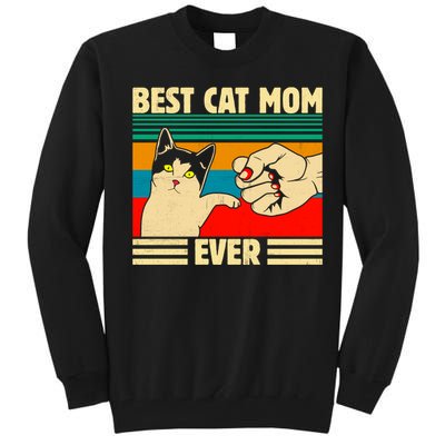 Best Cat Mom Ever Mother's Day Tall Sweatshirt