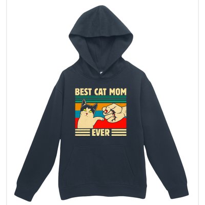 Best Cat Mom Ever Mother's Day Urban Pullover Hoodie