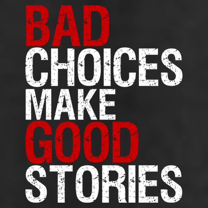 Bad Choices Make Good Stories Gift Distressed Funny Gift Adult Drive Performance Visor
