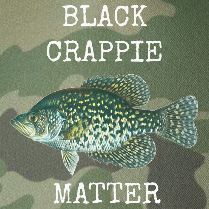 Black Crappie Matter Crappie Fishing Legacy Tie Dye Trucker Hat