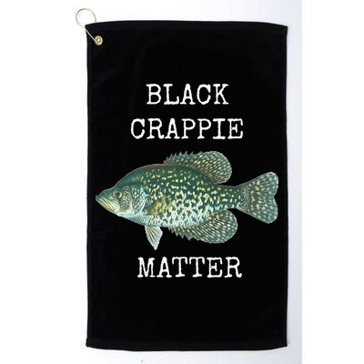 Black Crappie Matter Crappie Fishing Golf Towel