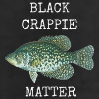 Black Crappie Matter Crappie Fishing Golf Towel