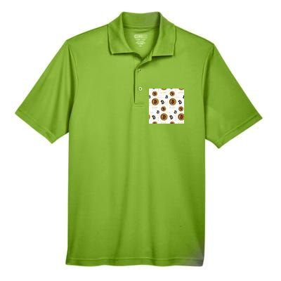 Bitcoin Cryptocurrency Money Men's Origin Performance Pique Polo